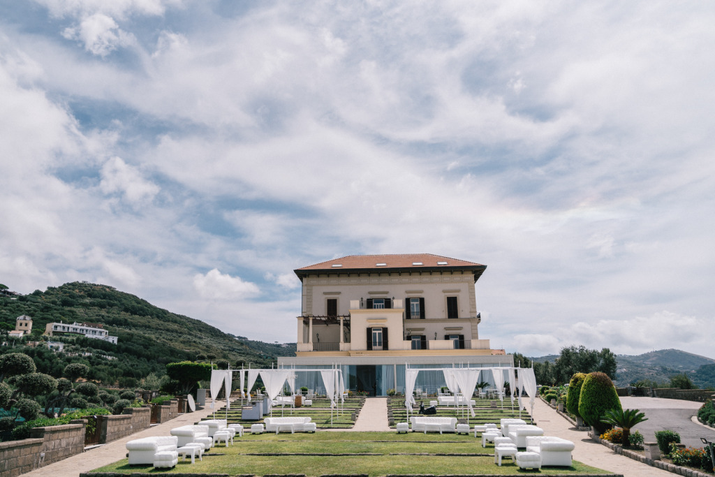 Matrimonio a Sorrento, villa