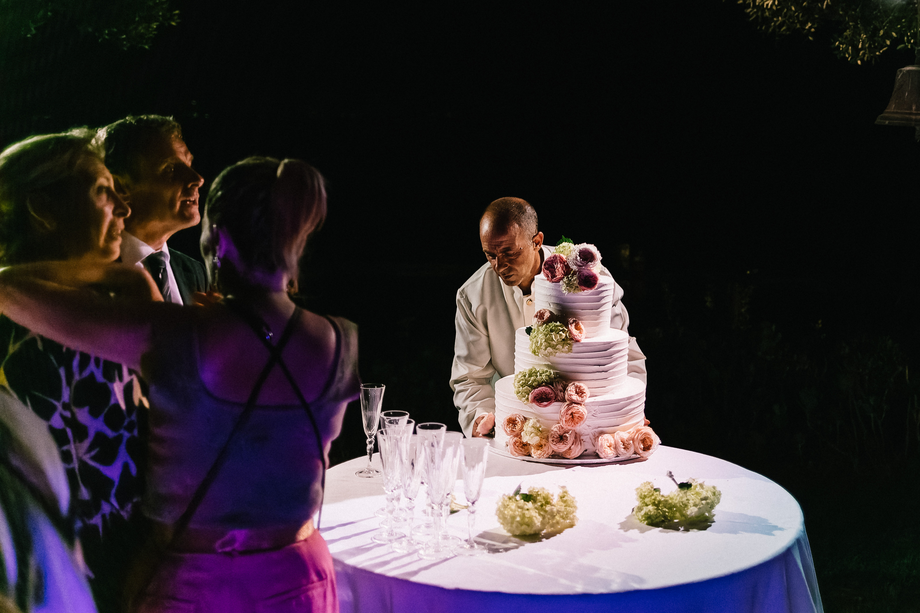 Location sul mare in Campania: wedding cake