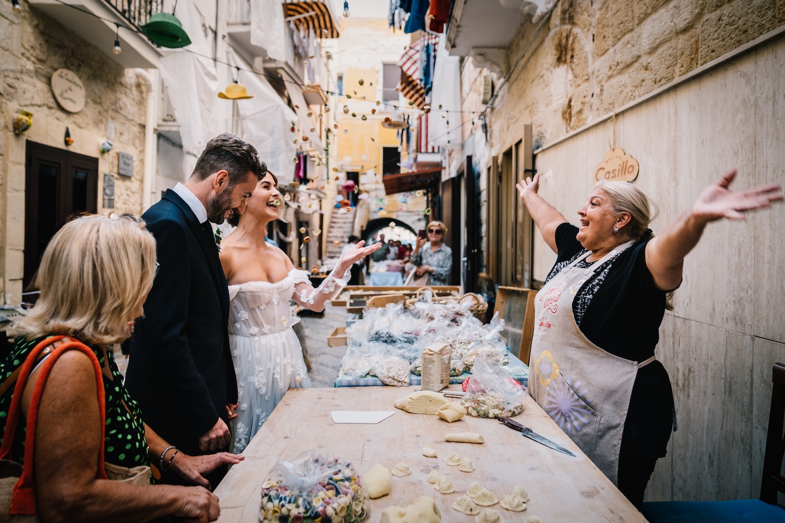 Matrimonio a Masseria San Giovanni la via delle orecchiette nuncia caputo la regina delle orecchiette