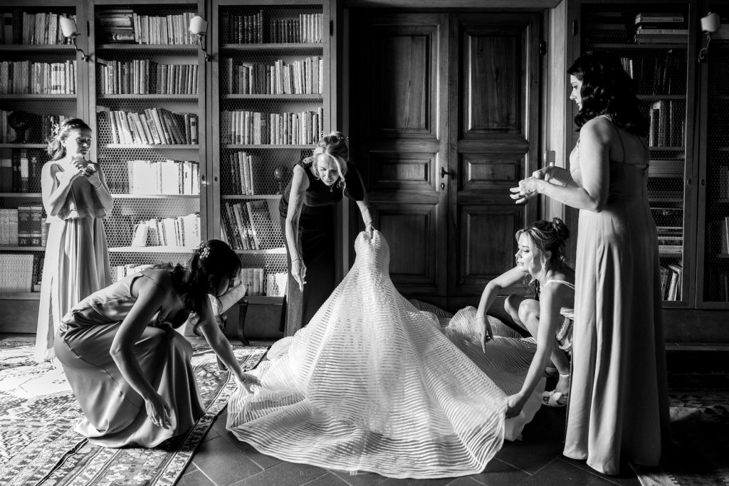 Matrimonio a Villa Gamberaia in Toscana
bridesmade
black and white