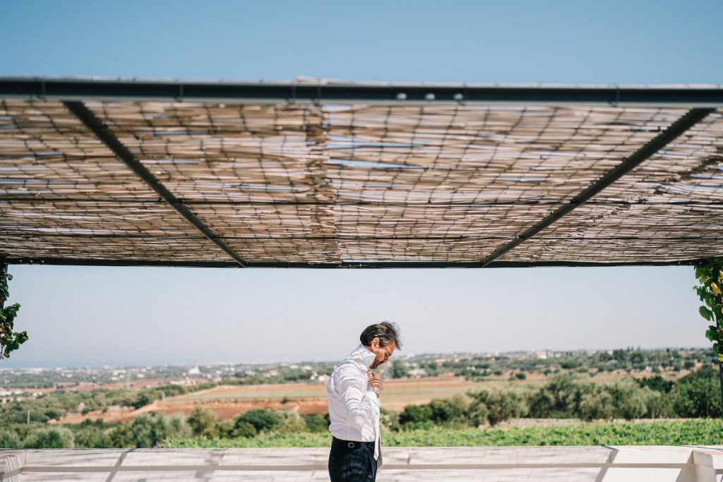 Wedding in Masseria Aura Terrae Polignano a Mare
preparazione sposo
