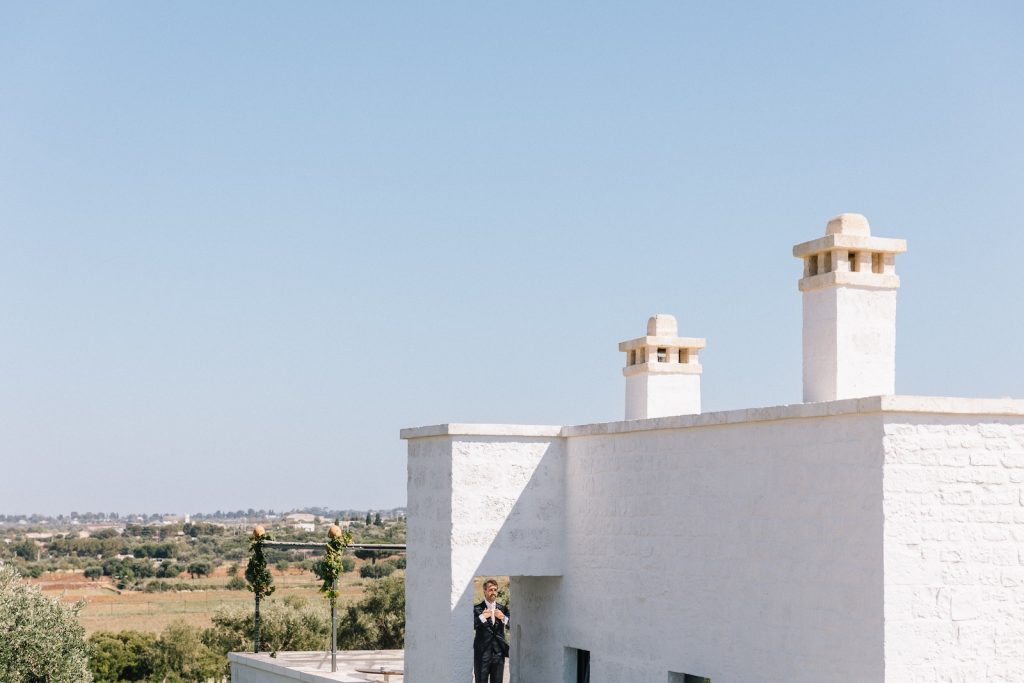 Wedding in Masseria Aura Terrae Polignano a Mare
preparazione sposo
